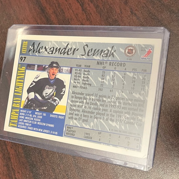 Set of 6 Topps hockey cards 1994 1995 - Picture 9 of 13